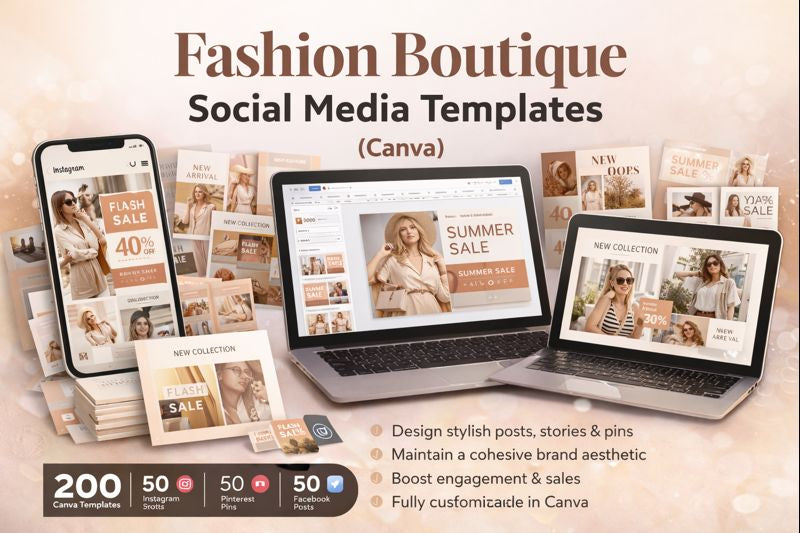 Fashion Canva Social Media Kit