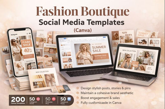 Fashion Canva Social Media Kit